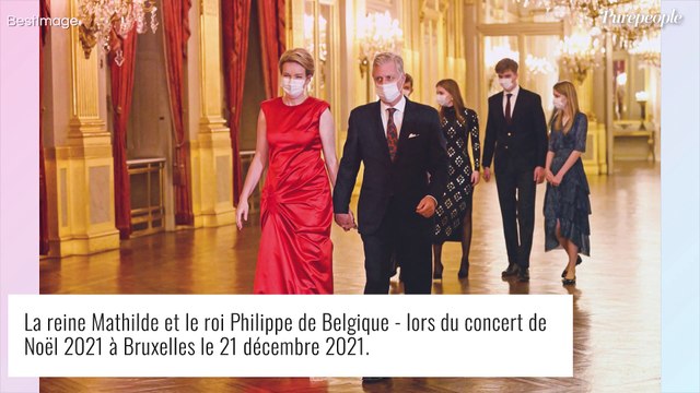 Mathilde de Belgique : Reine éclatante avec son clan dans un somptueux décor de Noël au palais