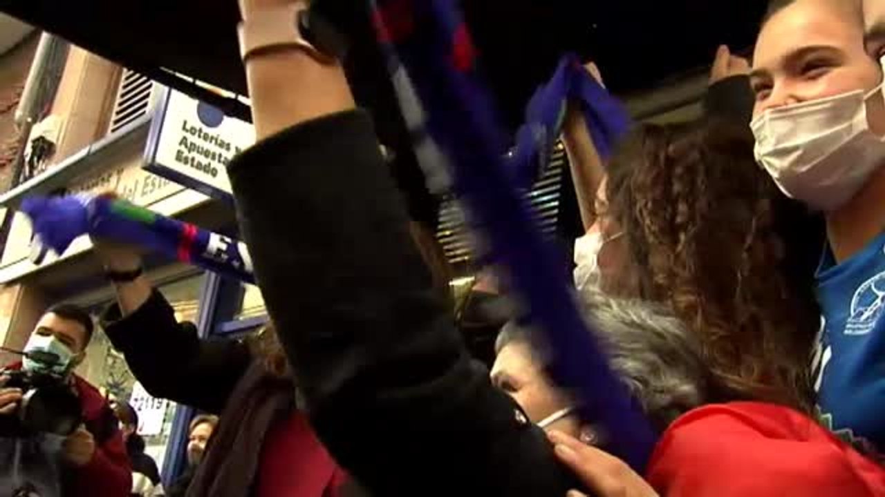 El segundo premio de la Lotería de Navidad cae íntegro en Basauri