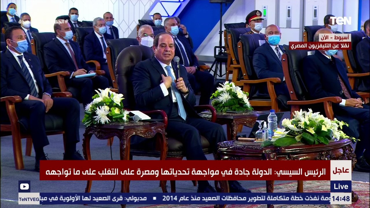 الرئيس السيسي : مفيش حد هدفه الإصلاح والتنمية إلا وربنا سبحانه وتعالى بيسدد خطاه