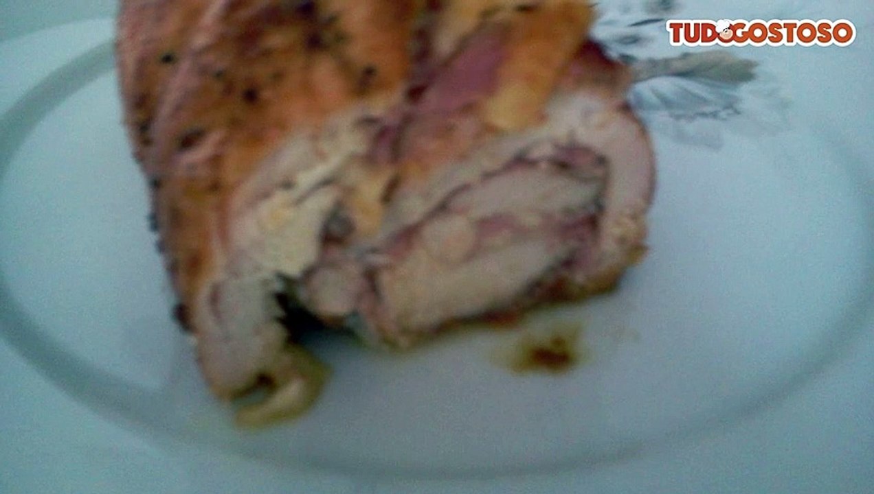 Rocambole de peito de frango