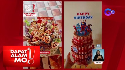 Dapat Alam Mo!: Money bouquet at cake tower, perfect pamasko!