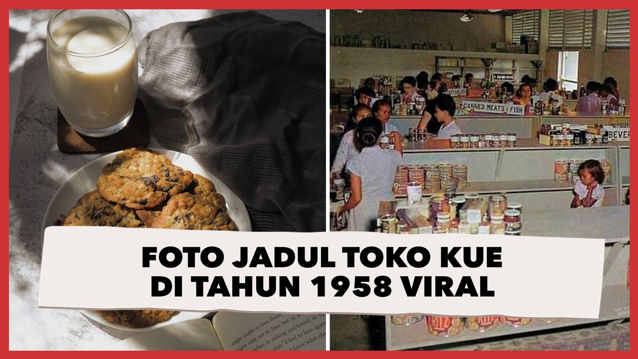 Foto Jadul Toko Kue di Tahun 1958 Viral, Publik...