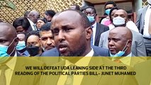 We will defeat UDA leaning side at the third reading of the Political Parties Bill  - Junet Mohamed