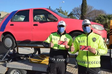 Turgutlu'da emniyet kemerinin önemi simülasyonla anlatıldı