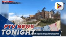Residents of Barangay Suba, Talibon in Bohol eat coconuts to survive; NEA: Typhoon 'Odette' caused massive damage