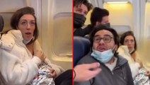Uçakta kedi emziren kadının videosu sosyal medyada bir anda gündeme oturdu