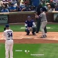 refree got into fight with the jon lester during baseball game