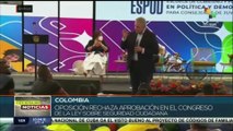 teleSUR Noticias 10:30 22-12:  Colombia: Oposición rechaza ley sobre seguridad ciudadana