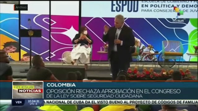 teleSUR Noticias 10:30 22-12: Colombia: Oposición rechaza ley sobre seguridad ciudadana