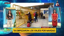 Fiestas navideñas: precios de pasajes se incrementaron en terminal de Yerbateros