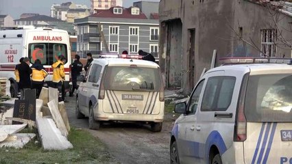 Arnavutköy'de üzerine su deposu düşen kişi yaşamını yitirdi