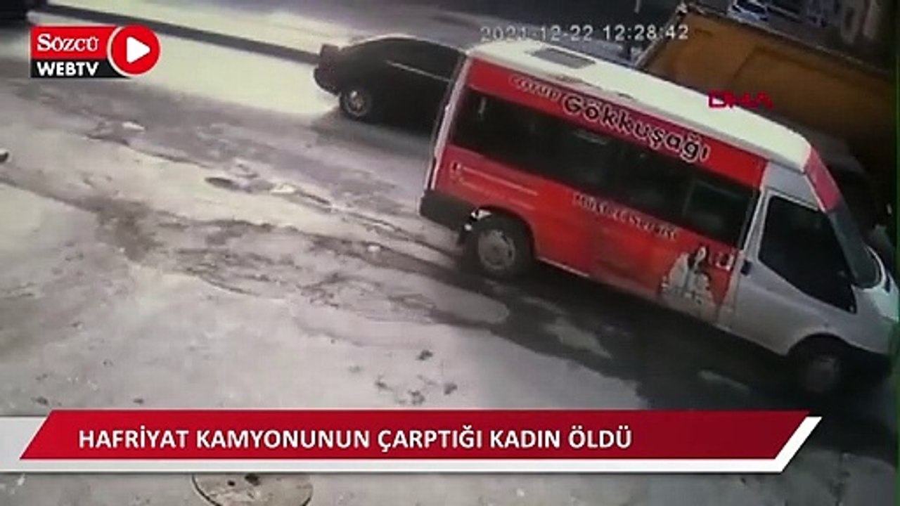 Eyüpsultan'da hafriyat kamyonunun çarptığı kadın öldü