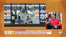 O comentarista Velloso elogiou os reforços que Duílio vem trazendo ao Corinthians, mas fez uma lembrança importante: precisa pagar o salário em dia pra todos...#OsDonosdaBola