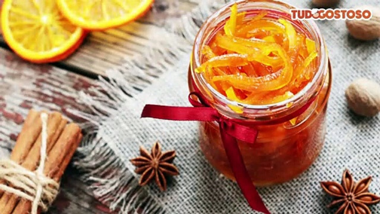 Doce de casca de laranja