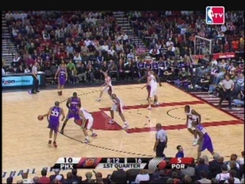 Amare Stoudemire Dunk over Joel Przybilla with a wicked one