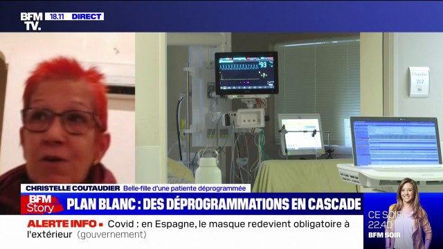 Déprogrammations: La souffrance qu'elle a, c'est impressionnant , Christelle Coutaudier, belle-fille d’une patiente déprogrammée, témoigne sur BFMTV
