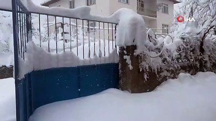Bartın’da kar kalınlığı 78 santimetreye ulaştı