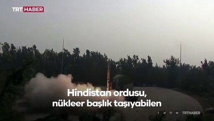 Hindistan'ın füze sistemi 'Pralay' deneme atışını başarıyla tamamladı