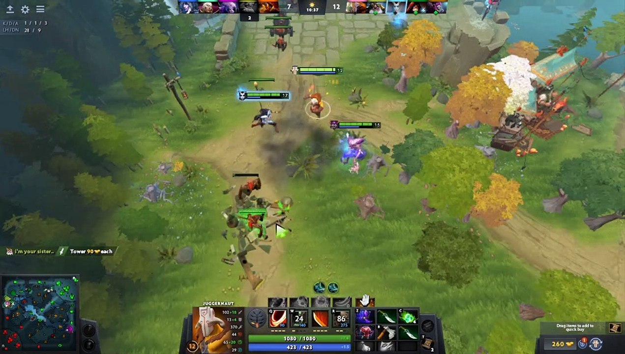 Dota 2 Win Aghanim Labyrinth with Sniper Ultra Kill Easy win!!!