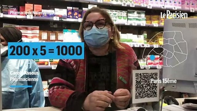 Les Parisiens à la recherche d’autotests avant les fêtes de fin d’année