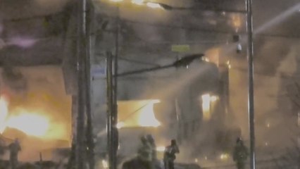 경기 하남시 공장에서 불...건물 1동 전소 / YTN