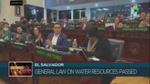FTS 14:30 22-12: El Salvador´s parliament approves law privatising water resources