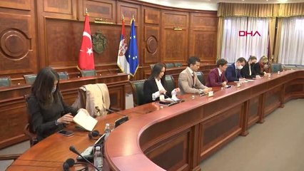 TBMM Başkanı Şentop, Sırbistan Başbakanı Brnabiç ile görüştü