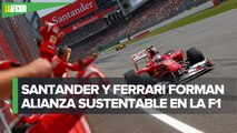 Santander sella alianza con la Scuderia Ferrari en línea con objetivos sustentables