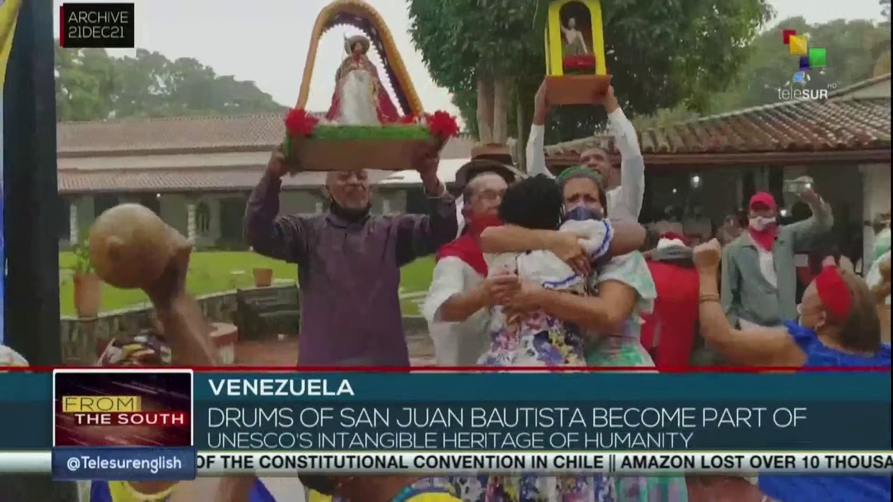 The drums of San Juan Bautista become part of the intangible heritage of humanity of UNESCO