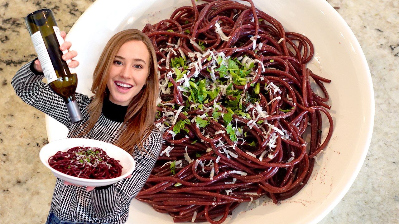 We Tried Drunken Pasta (Red Wine Pasta)