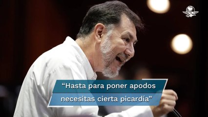 Descargar video: “Changoleón”, “cabeza hueca”, “paniaguados”... Fernández Noroña explica hasta dónde se valen apodo