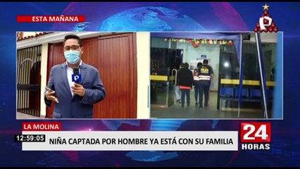 Policía sigue el rastro de secuestrador de niña en La Molina
