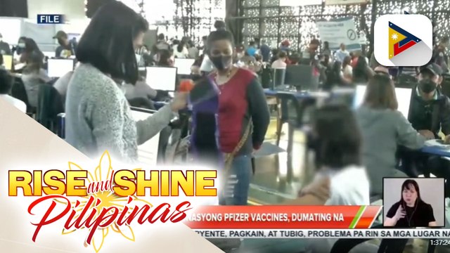 810-K doses ng donasyong Pfizer vaccines, dumating na; NTF, naghahanda sa pagtaas ng bilang ng COVID-19 cases
