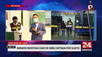 Policía sigue el rastro de secuestrador de niña en La Molina