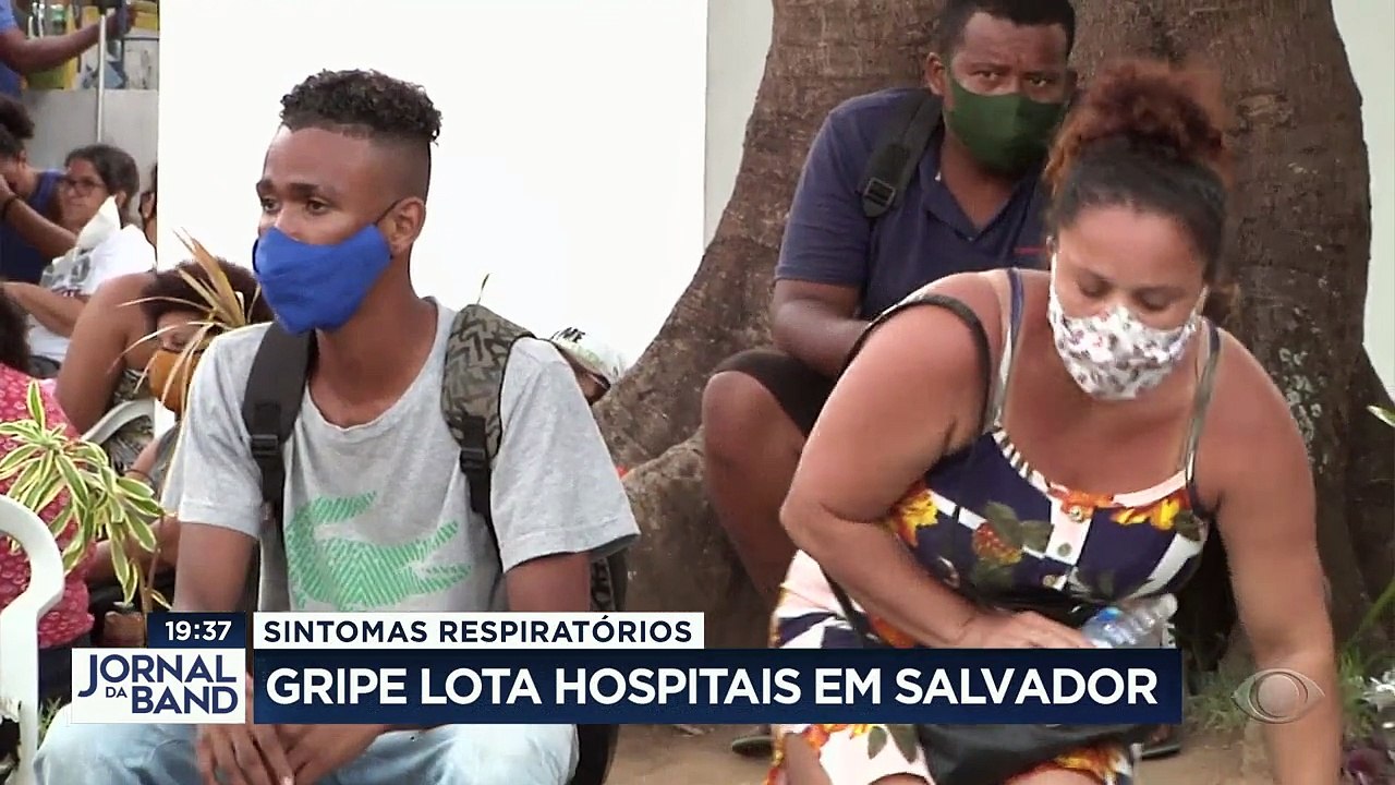 Em Salvador a gripe também está enchendo os hospitais e postos de saúde. #BandJornalismo