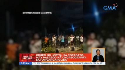 Grupo ng LGBTQ+ sa Cotabato, may pasabog na Choreagraphy sa pangangaroling | UB