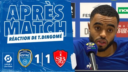 ESTAC 1-1 Brest | Réaction de Tristan Dingomé