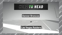 Denver Broncos at Las Vegas Raiders: Over/Under
