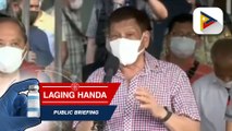 Pangulong Duterte, personal na naghatid ng tulong sa mga pamilyang nasalanta ng bagyo sa Siargao at Dinagat Island