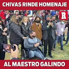 Benjamín Galindo, conmovido hasta las lágrimas en homenaje en su honor