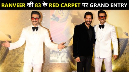 Ranveer Singh's Most STYLISH Entry At The Red Carpet Premier Of Film 83