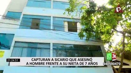 Santa Anita: capturan a sicario que asesinó a hombre delante de su pequeña nieta