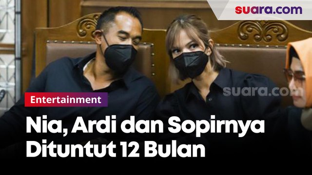 Nia Ramadhani dan Ardi Bakrie Beserta Sopirnya Dituntut 12 Bulan Rehabilitasi