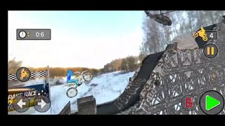 Snow Tricky Bike Stunt Race 3D _ Android Gameplay