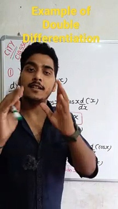 Examples of Double Differentiation | Example of double Differentiation in Hindi | example of double differentiation mathematical tool #cityclasses