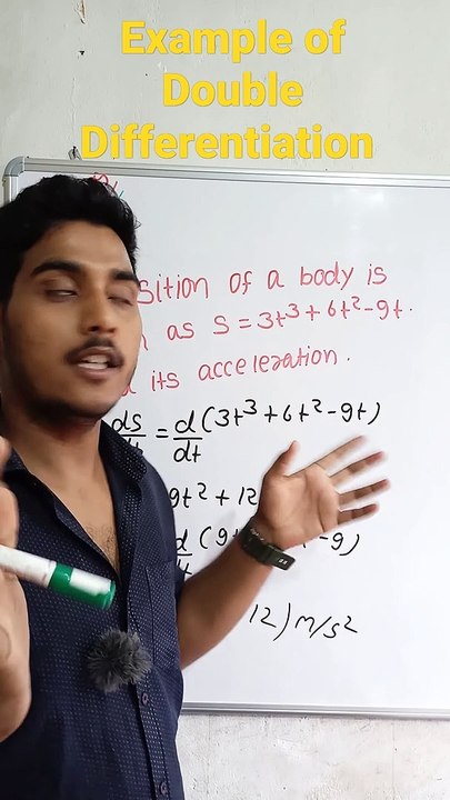 Example of double differentiation | example of double differentiation in Hindi | example of Double Differentiation mathematical tool #cityclasses