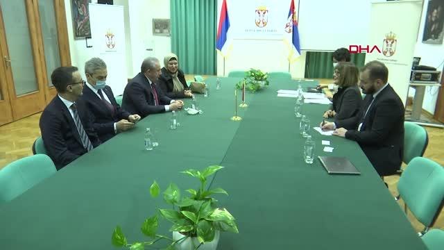 Son Dakika | TBMM Başkanı Şentop, Sırbistan Kültür Bakanı ile görüştü