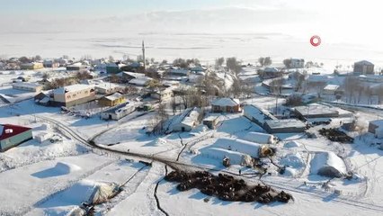 Muş'ta 1600 rakımlı dağ köyleri kara gömüldü