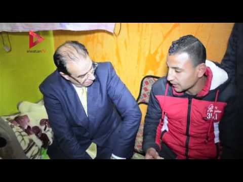 محافظ الدقهلية يقدم واجب العزاء لأسرة الشهيد محمود مجدى