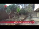 آثار انفجار قنبلة بشارع الجزائر في المعادي